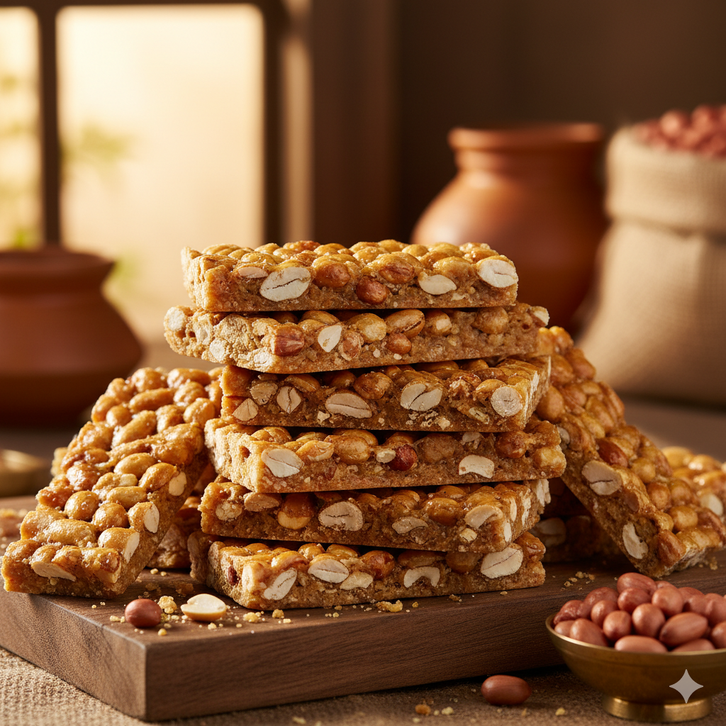 Peanut chikki