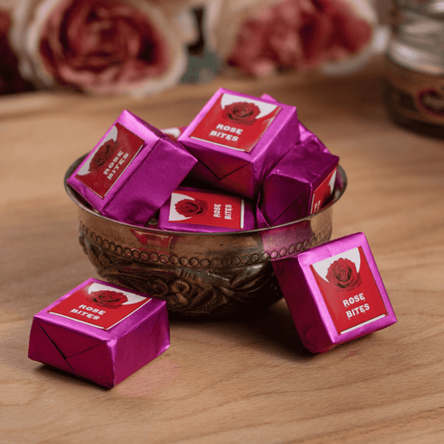 Rose Dryfruit Bites